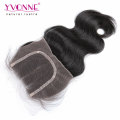 Cheveux humains Lace Top Closure Remy cheveux fermeture